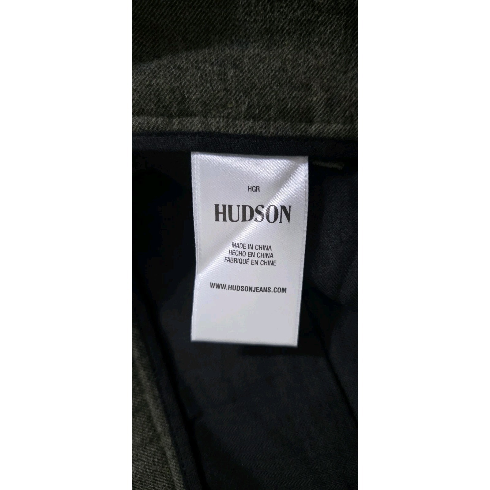 New Hudson Pants 33x32 Men Straight Heather Green Career Trouser Slack Business — image 6 of 8